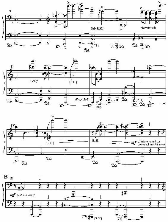 Page 2 of Stone Pine Mountain: Piano Score