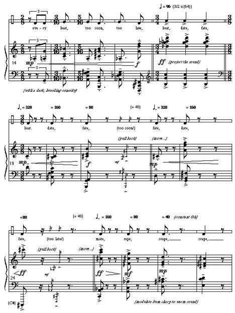 Page 2 of XTC: Piano Score